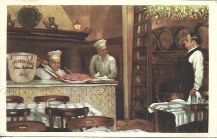 POSTAL A5778: Restaurante Los Caracoles de Barcelona