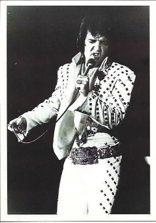 POSTAL A5758: Elvis Presley en concierto en 1972