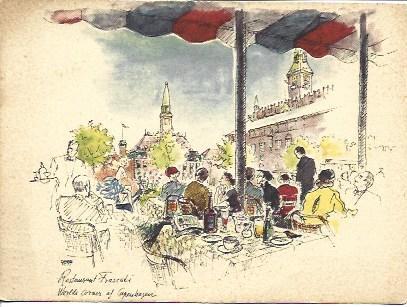 POSTAL A5797: Restaurante Frascati en Paris