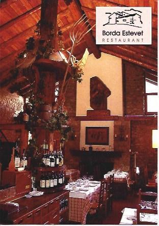 POSTAL A5775: Restaurante Borda Estevet en Andorra