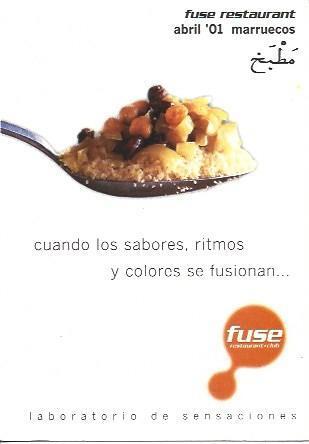 POSTAL A5798: Publicidad de Fuse Restaurant en Barcelona