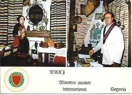 POSTAL A5824: Maxy, Asador en Segovia