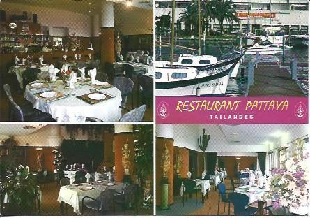 POSTAL A5825: Restaurane Pattaya en Empuriabrava