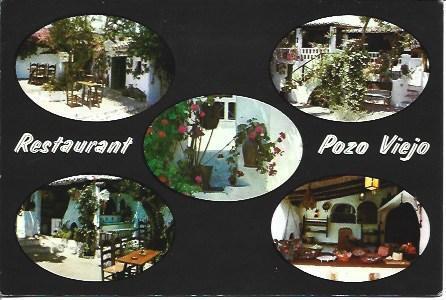 POSTAL A5831: Restaurante Pozo Viejo en Marbella