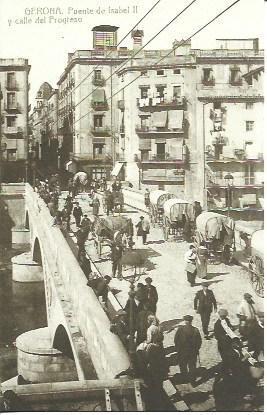 POSTAL A5835: Fuente Isabel II en Girona