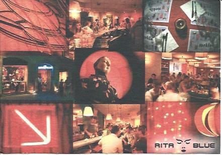 POSTAL A5837: Publicidad restaurante Rita Blue en Barcelona