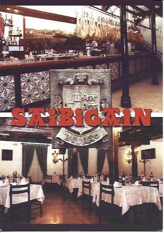 POSTAL A5840: Restaurante Saibigain en Bilbao