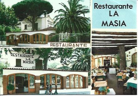 POSTAL A5811: Restuarante La Masia en Portbou