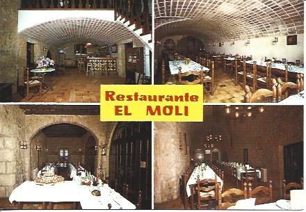 POSTAL A5816: Restaurante El Moli en Point de Molins, Girona