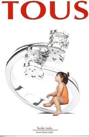 POSTAL A5693: Publicidad de Tous. Colección Sweet Diamonds