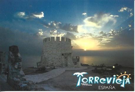 POSTAL A5701: Torre Vigia en Torrevieja, Alicante