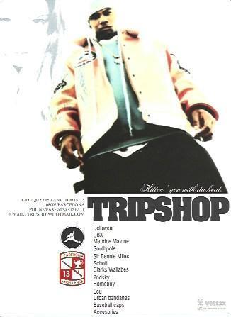 POSTAL A5677: Publicidad de Tripshop en Barcelona
