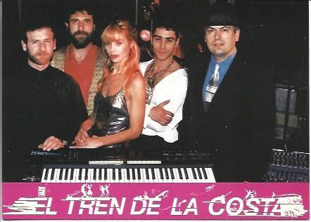 POSTAL A5684: Grupo El tren de la Costa