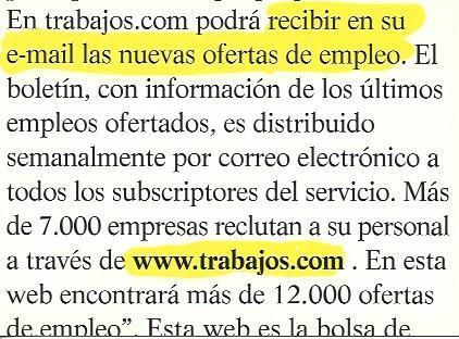 POSTAL A5687: Publicidad de trabajos.com