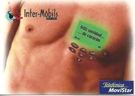 POSTAL A5738: Publicidad de Inter Mobils de Movistar