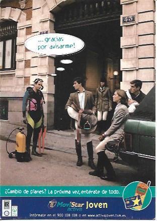 POSTAL A5742: Publicidad Movistar Activa Joven