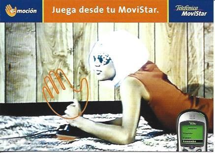 POSTAL A5735: Publicidad de e-mocion de Movistar