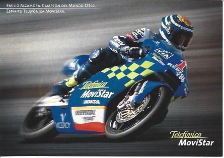 POSTAL A5746: Emilio Alzamora. Campeon del Mundo 125cc