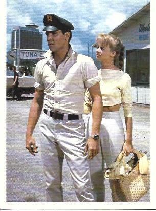 POSTAL A5753: Escena de Girls, Girls, Girls con Elvis Presley
