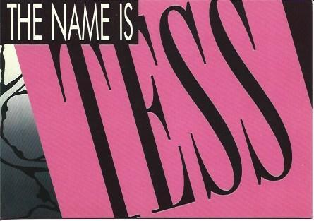 POSTAL A5716: The name is Tess