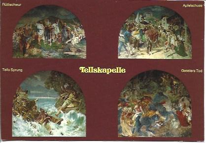 POSTAL A5720: Tellskapelle am Vierwaldstattersee en Suiza