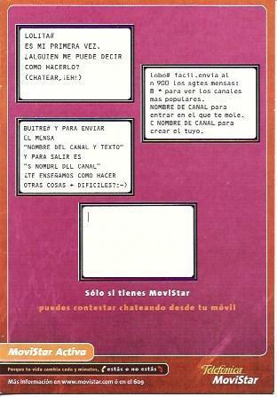 POSTAL A5725: Publicidad de Movistar Activa