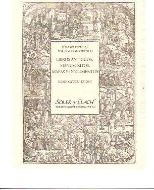 POSTAL A5959: Publicidad Libros Antiguos Soler y Llanch