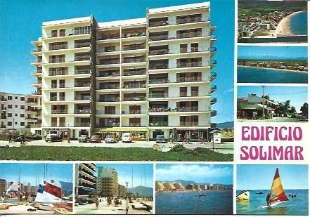 POSTAL A5960: Edificio Solimar en Roses, Girona