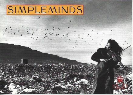 POSTAL A5945: Publicidad grupo Simpleminds