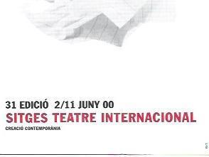 POSTAL A5950: 31 Edicion Sitges Teatre Internacional