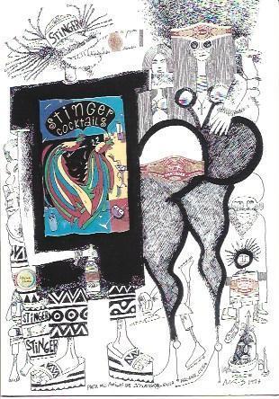 POSTAL A5983: Publicidad de Stingers Cocktails en Barcelona