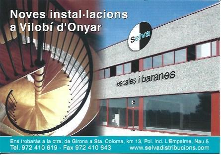 POSTAL A5931: Publicidad Escales i baranes Selva