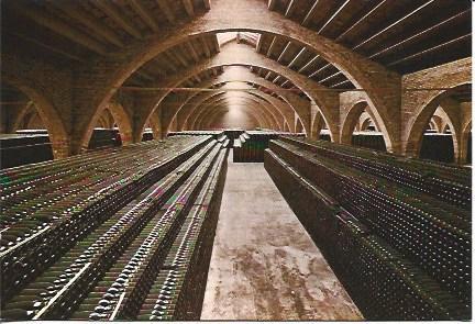 POSTAL A5882: Cavas Rondel, botellas envejeciendo
