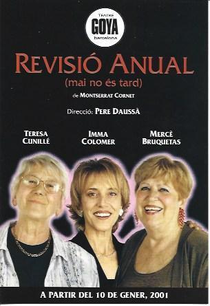 POSTAL A5863: Teatre Goya. Revisio Anual