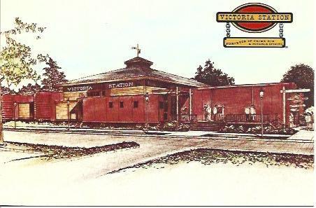 POSTAL A5857: Restaurant Victoria Station en USA