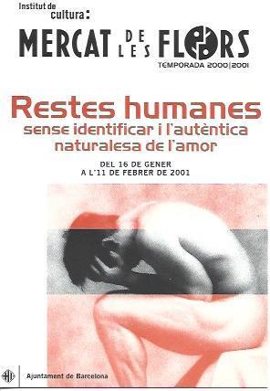 POSTAL A5861: Publicidad Restes Humanes en el Mercat de les Flors
