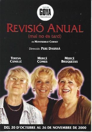 POSTAL A5862: Obra Revisio Anual en el Teatre Goya