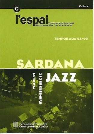 POSTAL A5912: Sardana Jazz en L'Espai
