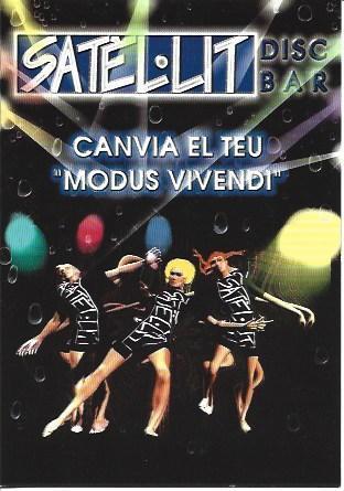 POSTAL A5913: Publicidad Satelit Disco Bar en Andorra