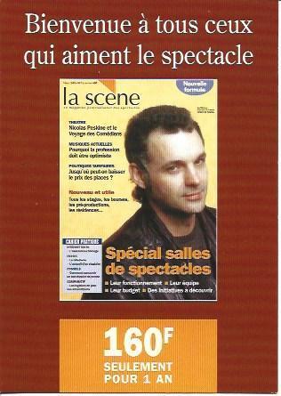 POSTAL A5918: Publicidad de La Scene revue