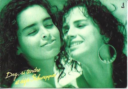 POSTAL A5921: Schweppes publicidad