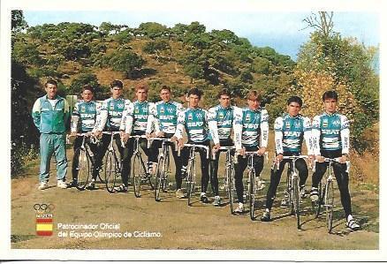 POSTAL A5923: Equipo Olimpico de Ciclismo España