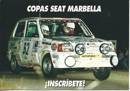 POSTAL A5927: Copas Seat Marbella