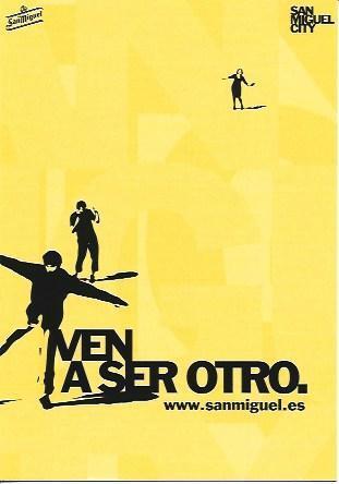 POSTAL A5909: Ven a ser otro, publicidad de San Miguel