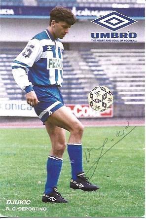 POSTAL A5668: Djukic del R. C. Deportivo