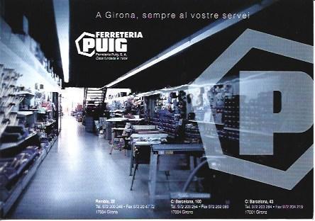 POSTAL A5415: Publicidad de Ferreteria Puig en Girona