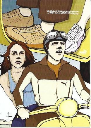 POSTAL A5418: Publicidad de Puma