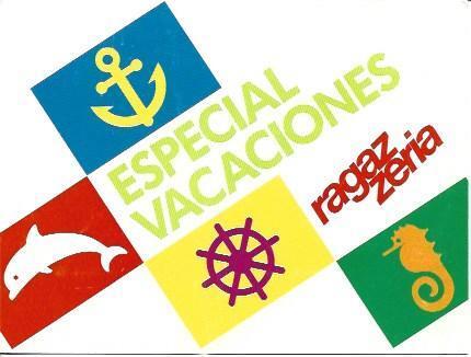 POSTAL A5447: Especial Vacaciones Ragazzeria