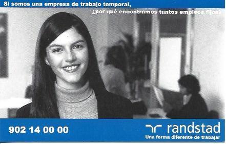 POSTAL A5454: Randstad, publicidad