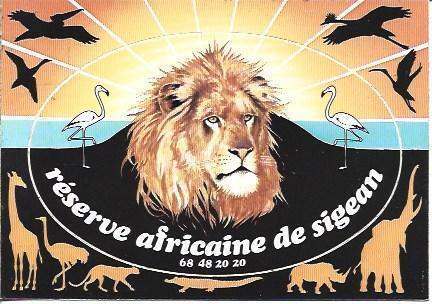 POSTAL A5465: Reserve Africaine de Sigean